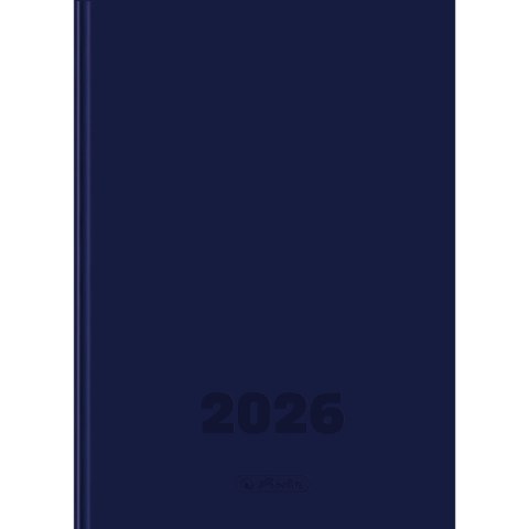Herlitz Kalendarz książkowy (terminarz) DTP dzienny szefa granatowy A5 Herlitz (400204132)
