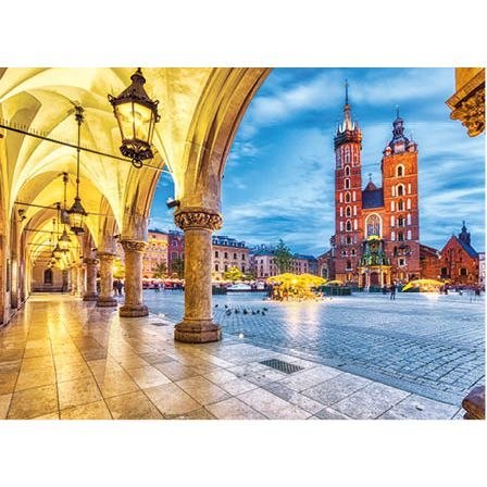 Jotan Kalendarz ścienny Kraków Trójdzielne Wodospad Szklarki 320mm x 855mm Jotan (T53)