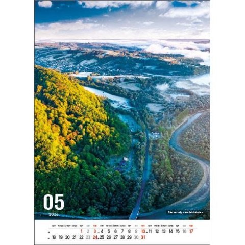 Jotan Kalendarz ścienny POLSKIE GÓRY 13-kartkowe- 330mm x 500mm Jotan (W117)