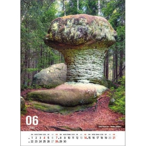 Jotan Kalendarz ścienny POLSKIE GÓRY 13-kartkowe- 330mm x 500mm Jotan (W117)