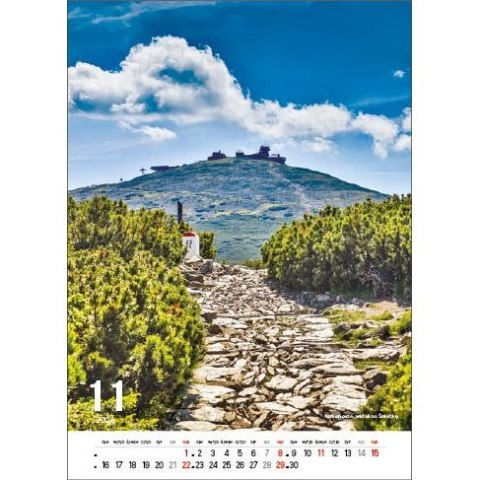 Jotan Kalendarz ścienny POLSKIE GÓRY 13-kartkowe- 330mm x 500mm Jotan (W117)