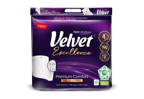 Velvet Papier toaletowy Excellence Premium Comfort kolor: biały 12 szt Velvet