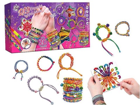 Adar Bransoletka zestaw do tworzenia bransoletek sznurkowych, z koralikami Adar (623187)