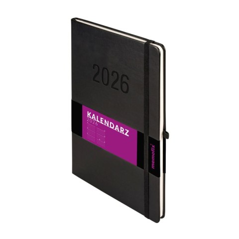Antra Kalendarz książkowy (terminarz) 2026 MEMOFIX TDW B5 Antra (CZARNY)