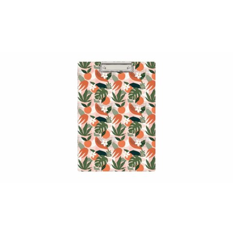 Biurfol Deska z klipem (podkład do pisania) TROPICAL A4 mix Biurfol (KHN-01-43)