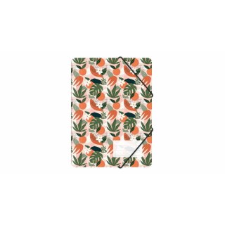 Biurfol Teczka plastikowa TROPICAL A4 mix Biurfol (TGN-A4-43)