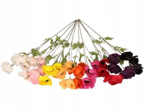 Home And Garden Kwiaty gałązka mak 70cm mix Home And Garden (9586)