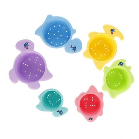 Mega Creative Zabawka do kąpieli kubeczki do układania z dziurką Mega Creative (532190)