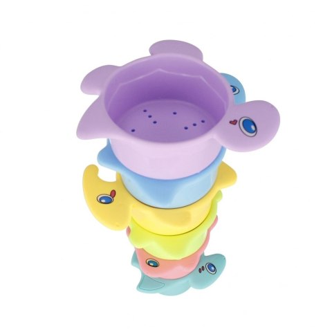Mega Creative Zabawka do kąpieli kubeczki do układania z dziurką Mega Creative (532190)