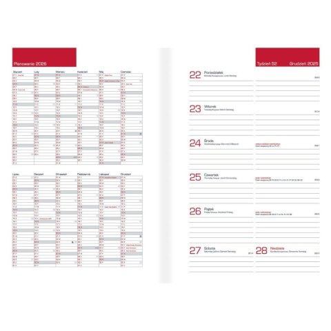 Oxford Kalendarz książkowy (terminarz) FROM 100mm x 150mm Oxford (400204133)