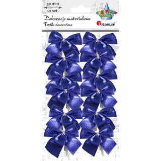 Titanum Ozdoba materiałowa Craft-Fun Series kokardy niebieskie Titanum (19YH29-2)
