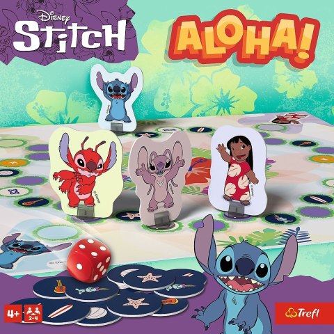 Trefl Gra planszowa Stitch Aloha!" Trefl (02657)