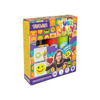 Tuban Zestaw kreatywny TUBI JELLY 3 KOLORY EMOTKI Tuban (TU8373)