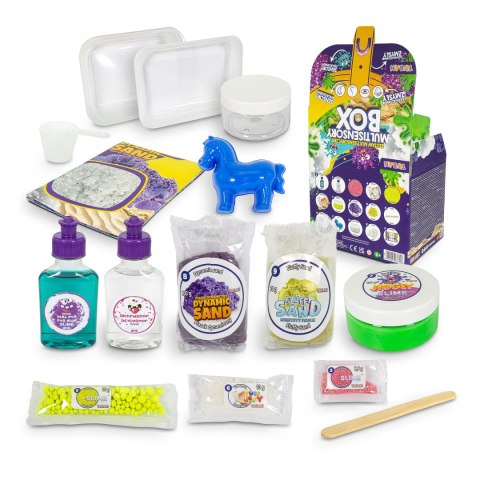 Tuban Zestaw kreatywny dla dzieci Zestaw mas sensorycznych Multisensory Box Tuban (TU8328)