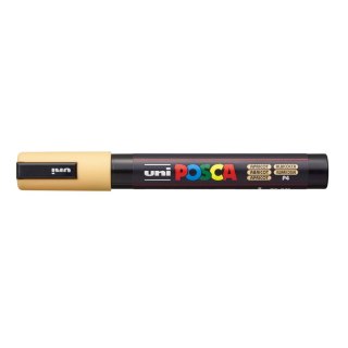 Uni Marker specjalistyczny Posca wkład morelowy 1,8-2,5mm okrągła końcówka Uni (PC-5M pastel)