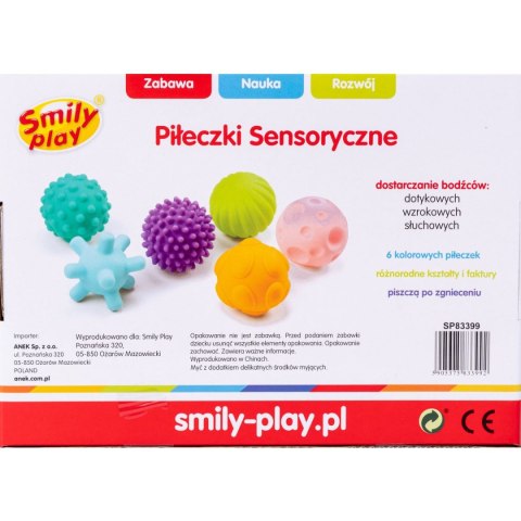 Anek Piłeczka sensoryczna 6 6szt. Anek (SP83399)