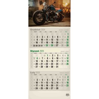 Avanti Kalendarz ścienny mix PŁASKI 310mm x 680mm Avanti (KTT-2)