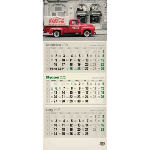 Avanti Kalendarz ścienny mix PŁASKI 310mm x 680mm Avanti (KTT-2)