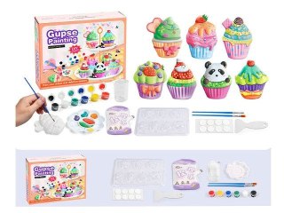 Bigtoys Zestaw kreatywny dla dzieci odlewy gipsowe babeczki Bigtoys (BZK2761)