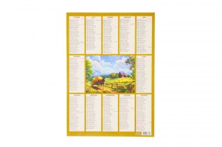 Darrieus Kalendarz ścienny plakietka 240mm x 340mm Darrieus