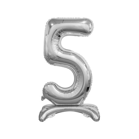 Godan Balon gumowy Beauty&Charm cyfra stojąca srebrna srebrna 30cal Godan (BC-ASS5)