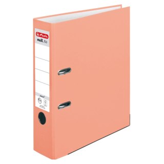 Herlitz Segregator dźwigniowy Max.File 50028467 A4 80mm łososiowy Herlitz (300005709)