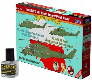 Mastercraft Model do sklejania Śmigłowiec Mil Mi-24 W/D Pt.1 POLSKI HUSARZ Mastercraft (F-46)