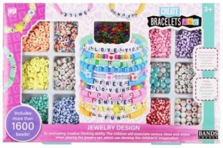 Mega Creative Koraliki dla dziewczynki do nawlekania Mega Creative (570722)