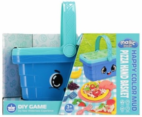 Mega Creative Masa plastyczna dla dzieci w niebieskim koszyku mix Mega Creative (571082)