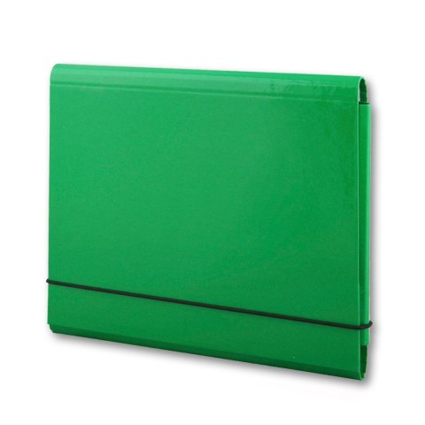 Penmate Teczka kartonowa na gumkę zielona A4 łamana z gumką A4 zielony Penmate (TT7724)