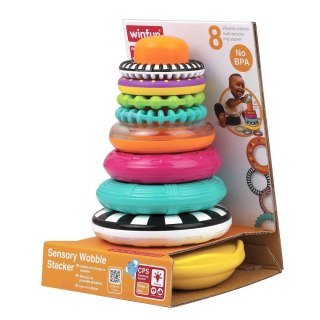 Smily Play Układanka Piramidka sensoryczna Smily Play (250203)