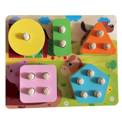 Smily Play Układanka drewniana kształty Smily Play (SPW84984)