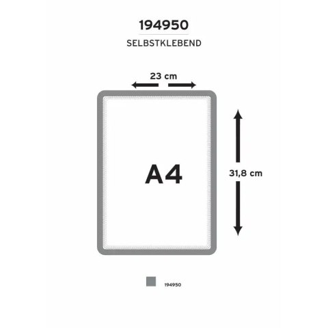 Tarifold Kieszeń samoprzylepna DJOIS magnetyczna A4 Tarifold (194950 TR)