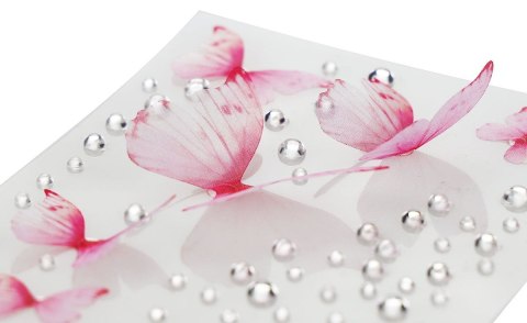 Titanum Kryształki Craft-Fun Series +motyle tkaninowe mix Titanum