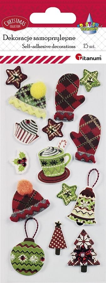 Titanum Naklejki świąteczne Craft-Fun Series Boże Narodzenie Titanum (19XQ18-9)