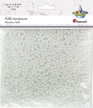 Titanum Ozdoba styropianowa Craft-Fun Series kulki styropianowe Titanum