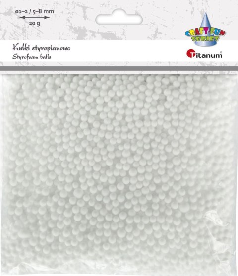Titanum Ozdoba styropianowa Craft-Fun Series kulki styropianowe Titanum