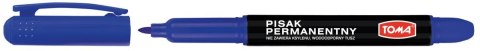 Toma Marker permanentny niebieski wkład niebieski okrągła końcówka Toma (TO-324)