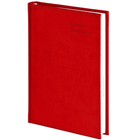 Wokół Nas Kalendarz książkowy (terminarz) CZERWONY UNIWERSALNY DZIENNY A4 Wokół Nas (238 A4DB)