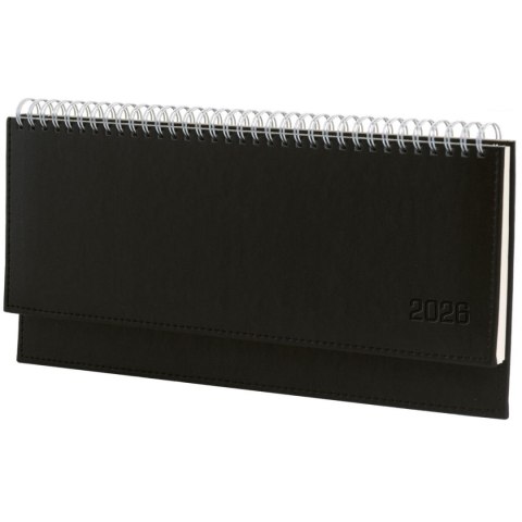 Wydawnictwo Wokół Nas Kalendarz biurkowy CZARNY VIVELLA LEŻĄCY 300mm x 145mm Wydawnictwo Wokół Nas (KB 047 B)