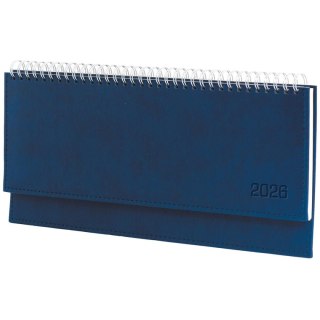 Wydawnictwo Wokół Nas Kalendarz biurkowy GRANATOWY VIVELLA LEŻĄCY 300mm x 145mm Wydawnictwo Wokół Nas (KB 047 B)