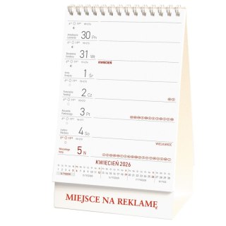 Wydawnictwo Wokół Nas Kalendarz biurkowy STOJĄCY KOTY 120mm x 200mm Wydawnictwo Wokół Nas (KB 037 B)