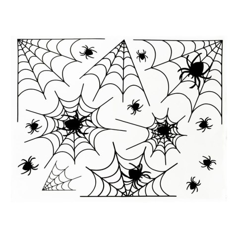 Arpex Ozdoba halloweenowa Dekoracja elektrostatyczna - pajęczyna Arpex (HA5050)