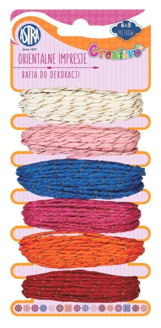 Astra Creativo Rafia 6x5m orientalne inspiracje mix 5m Astra Creativo (5901137111209)