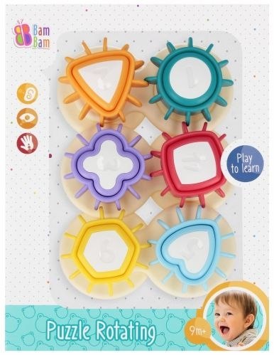 Bam Bam Zabawka edukacyjna puzzle rotujące Bam Bam (569011)