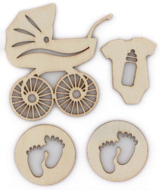 Galeria Papieru Ozdoba drewniana baby Galeria Papieru (253021)