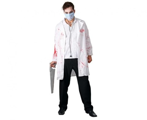 Godan Kostium Zestaw dla dorosłych Doktor Zombie (płaszcz, maska), rozm. 52 Godan (SL-DR52)