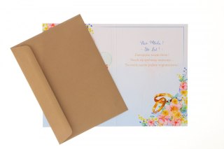 Henry Kartka składana A5 Ślub balony A5 Henry (5905701488254)