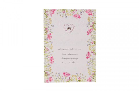 Henry Kartka składana A5 Ślub polne kwiaty A5 Henry (5905701489497)