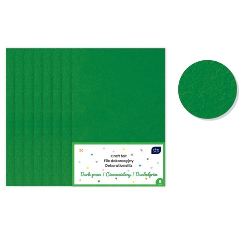 Interdruk Filc kolor: Zielony 8 ark. Interdruk (IFILCCZIE)